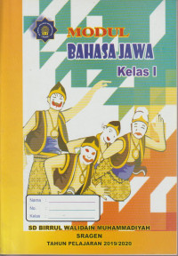 Modul bahasa jawa kelas 1 tahun pelajaran 2019/2020