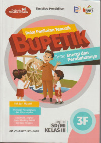 Buku penilaian tematik BUPETIK tema Kewajiban dan Hakku 3D untuk SD/MI kelas III